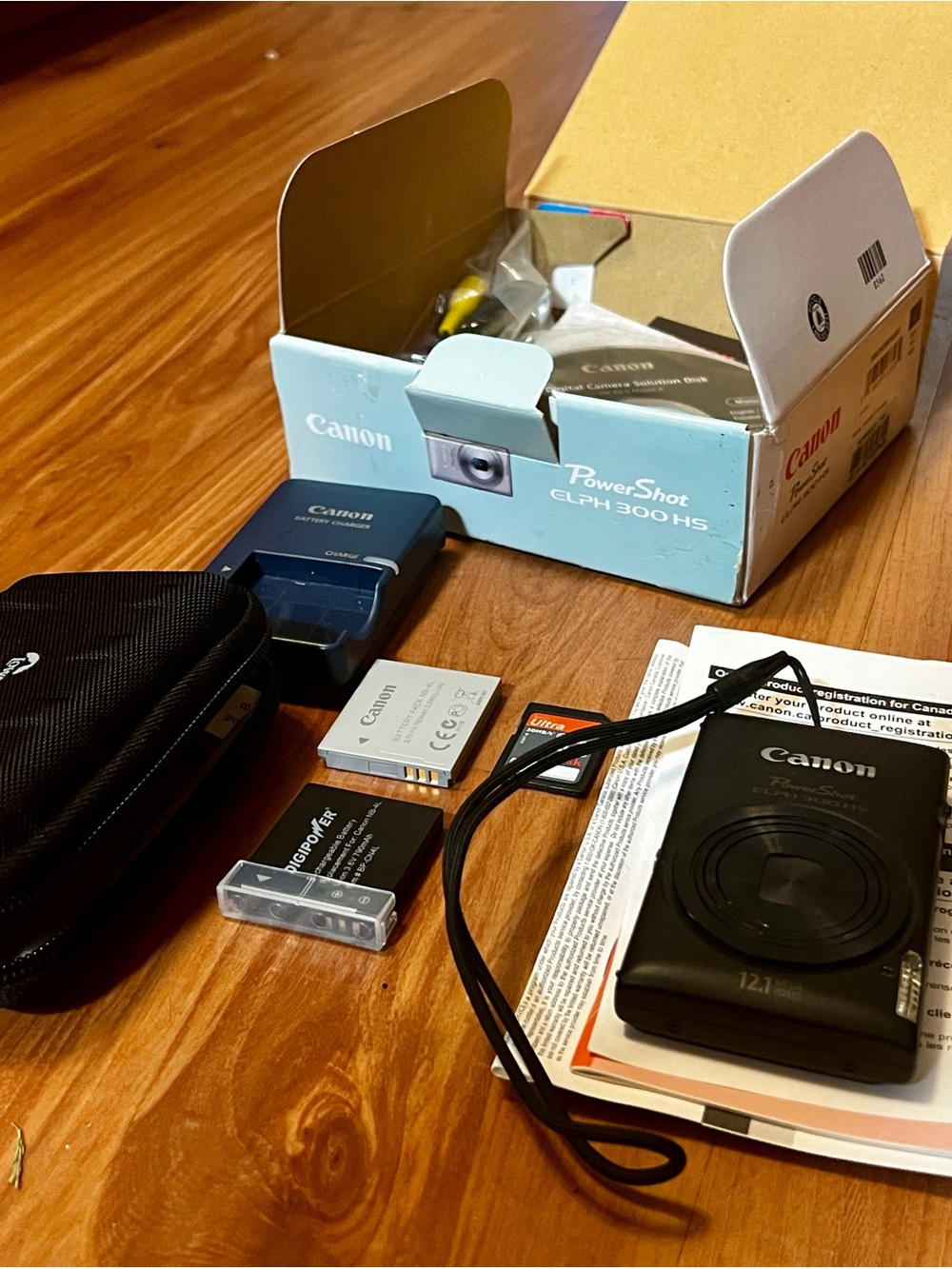 Canon PowerShot ELPH 300 HS Compact Digital Camera - Black